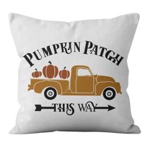 GFHFHITJ Fall Throw Pillow Covers 18x18 Set of 4 Decorative Thanksgiving Autumn Kitchen Home Decor Cushion for Porch Couch,Outside Outdoor harvests Decorations Maple Leaves