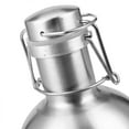 thumbnail image 5 of 2l Stainless Steel Homebrew Beer Growler Secure Swing Top Lid, 5 of 5