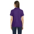 thumbnail image 2 of CORE365 CE112W Women's Fusion ChromaSoft™ Pique Polo-Campus Purple-L, 2 of 3