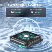 WYBOT B1 Cordless Robotic Pool Cleaner & F1 Solar Pool Skimmer Bundle, Smart Navigation, Self-Parking, Wall & Waterline Cleaning, App Control