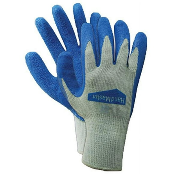 Magid Glove 306TM Latex Coated Palm Mens Glove- Blue- Medium
