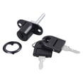 thumbnail image 1 of Push Plunger Lock Cylinder Head Portable Triple Drawer Lock Cabinet Plunger Lock 19mm Black, 1 of 9