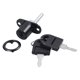 thumbnail image 1 of Cerradura de émbolo para gabinete, cerradura de triple cajón, aleación de zinc, oficina, puerta corrediza, 19mm negro, 1 of 9