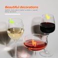 thumbnail image 3 of OULII 6Ud Adornos De Silicona Para De Vino Con Clip Antideslizante Y Formas Creativas Para Celebraciones, 3 of 6