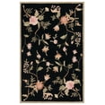 thumbnail image 3 of Safavieh Chelsea Beryl Bordered Wool Area Rug, Black, 3'9" x 5'9", 3 of 13