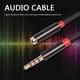 thumbnail image 1 of Cable Aux Cable auxiliar de altavoz para auriculares de 1 m y 3,5 mm Cable de extensión de audio macho a hembra, 1 of 6
