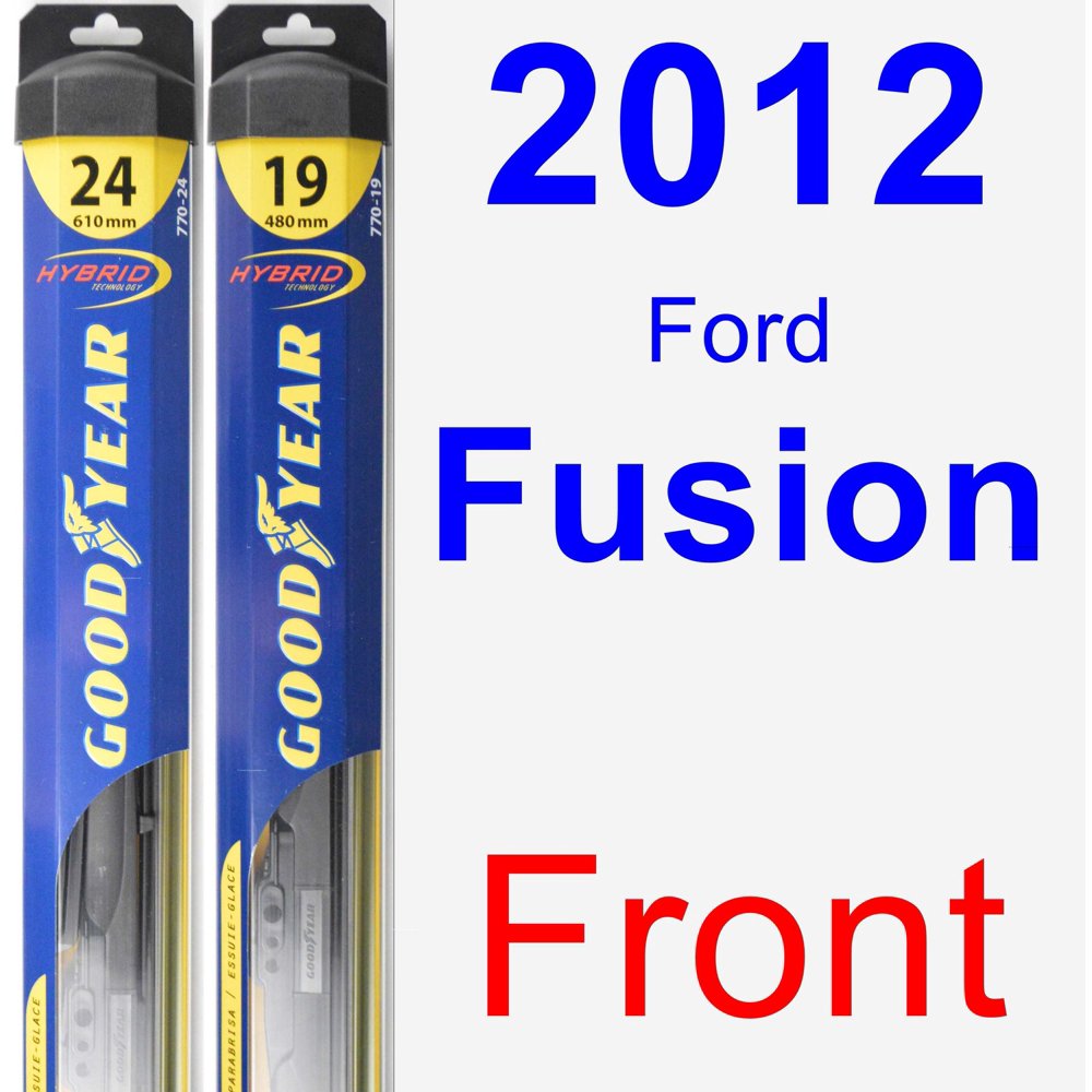 2012 Ford Fusion Wiper Blade Set/Kit (Front) (2 Blades) Hybrid