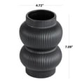 thumbnail image 5 of Home Décor Collection Sterling & Noble Home Black Ceramic Bubble Design 7.09" Tabletop Vase, 5 of 15