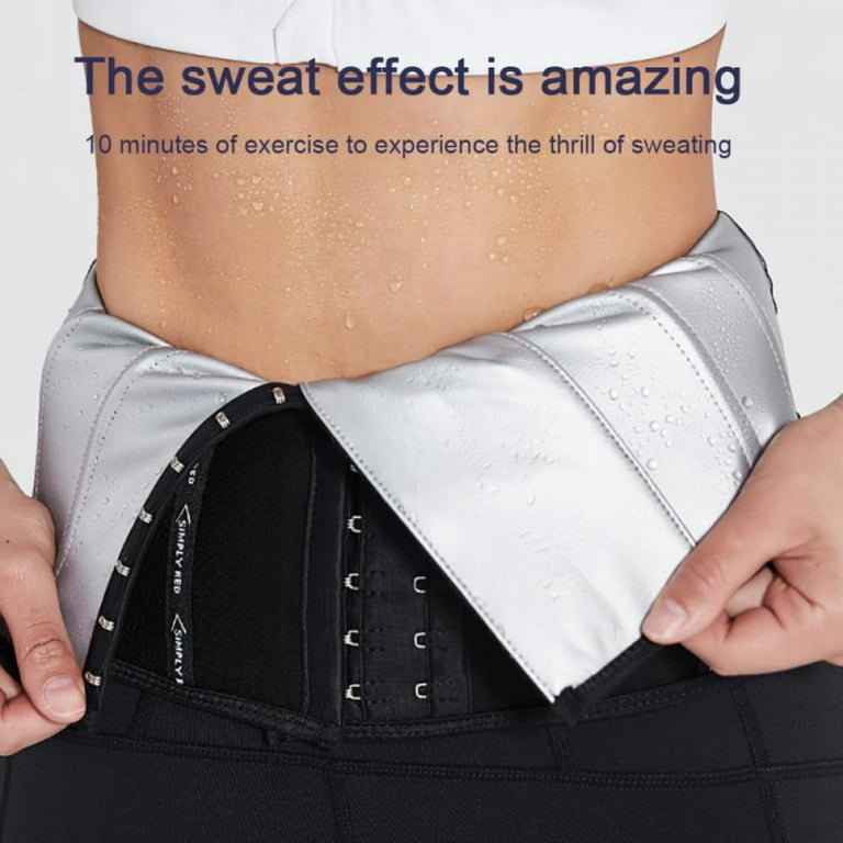 Waist Slimming Sweat Band Waist Cincher, Body Shaper Silver Ion Material  Belt-Sport Trainer Girdle Belt For Weight Loss Fitness