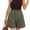 Army Green, variant on Work Shorts for Women Summer High Waisted Wide Leg Loose Fit Flowy A Line Businees Casual Shorts