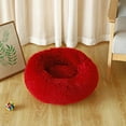 thumbnail image 1 of Tapis Chaud d'Hiver Chenil Nid pour Chat Nid en Peluche Rond Lit pour Chien Lit pour Chat Fournitures pour Animaux, 1 of 7