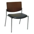 thumbnail image 5 of KFI Studios Evolve Big & Tall Dining Chair, Natural Wood Back, Black Seat, 5 of 6