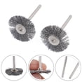 thumbnail image 2 of Bgsha 20PCs 3.175*25mm Wire Wheel Polish Brushes For Rotary Grinder Accessories Tool, 2 of 10