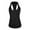 Black, variant on Duoif Workout Tank Tops Woman A Solid Color Outdoor Sports and Yoga Vest with A Hollowed Out Back and Strappy Straps Womens Shirts Activewear Black L