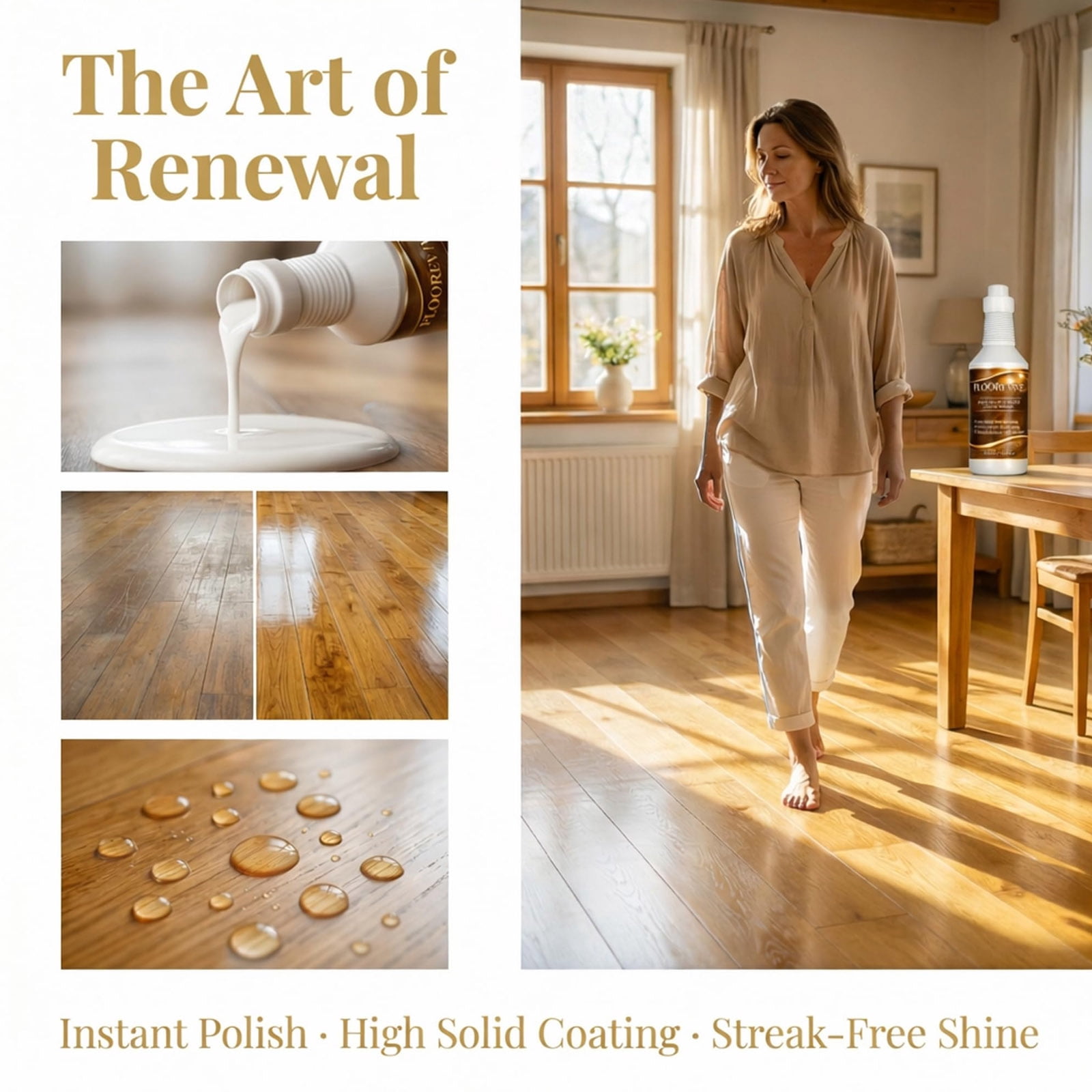 Wood Floor Restorer,150Ml Wood Cleaner, Floor Restore For Wood Floors,Hardwood Floor Restorer