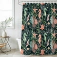 thumbnail image 4 of Seahorse Bathroom Shower Curtains with 12 Hooks Polyester Waterproof Shower Curtain for Stalls and Bathtubs Ocean Starfish Summer Seagrass Retro Coastal Decorative Bathroom Curtain 66x72 Inches, 4 of 9