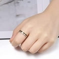 thumbnail image 3 of 4Pcs 1MM Gold/Black/Rose Gold/Steel Tone Stainless Steel Plain Band Knuckle Stacking Rings for Women Fashion Midi Rings Size 4-10, 3 of 3