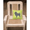 thumbnail image 5 of Carolines Treasures BB3848PW1818 Affenpinscher Checkerboard Green Fabric Decorative Pillow, 5 of 5