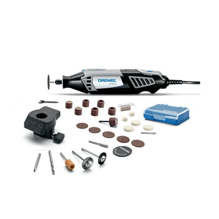 Dremel 4000-1/26 1.6 Amp Corded Variable Speed Rotary Tool, 1 Attachment And 26 (Best Dremel Tool 2019)