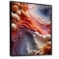 thumbnail image 2 of Designart "Desert Tapestry composition II" Abstract Floater Framed Canvas Print, 2 of 7