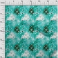 thumbnail image 2 of oneOone Polyester Lycra Turquoise Green Fabric Abstracts Sewing Craft Projects Fabric Prints By Yard 56 Inch Wide, 2 of 4