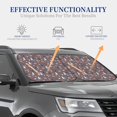 thumbnail image 4 of Gukieu Snowflake Fox Print Car Windshield Sun Visor, Foldable Anti-UV Car Sun Visor Suitable for Vans, Trucks Car Accessories-Medium, 4 of 6