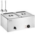 thumbnail image 1 of VEVOR Commercial Electric Food Warmer 2-Pan Countertop Buffet 18QT Bain Marie, 1 of 1
