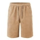 thumbnail image 3 of WILLBEST Pantalones Cortos Cargo para Hombre, de Pana, con Bolsillos y Cordón Elástico En La Cintura, para Primavera, Verano y Playa., 3 of 4