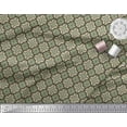 thumbnail image 2 of Soimoi Black polyester Crepe Fabric Filigree Damask Decor Fabric Printed Yard 52 Inch Wide, 2 of 3