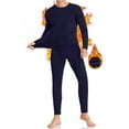 thumbnail image 2 of DAKIMOE Thermal Underwear for Men Long Johns with Fleece Lined, Base Layer Men Cold Weather Top Bottom, 2 of 8
