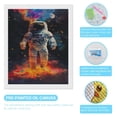 thumbnail image 3 of Diamond Art Kits for Adults, Astronaut Cosmic RainbowDiamond Painting Kits for Beginners, Frameless Round 5D Full Drill Diamonds Art Gem Art Crafts Home Decor Gifts, 3 of 8