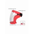 thumbnail image 1 of Enhanced Red Safety Face Shield - Ultra-Clear Anti-Splash & Anti-Dust Protection for Labor Work, Cycling & Daily Use, High-Definition Transparency Ensures Clear Visibility, Comfortable Design for, 1 of 7