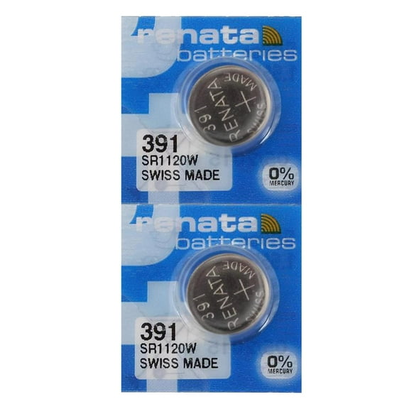 Renata 391 SR1120W 1.55V Silver Oxide Watch Battery