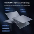 thumbnail image 4 of 16" FHD 2025 Newest Laptop Computer Windows 11 Pro Office 2024 Meeting camera Backlit Keyboard Intel N95 16G RAM 1TB SSD Lightweight Business student Notebook PC Computer for Work WiFi5 BT 4.2, 4 of 7