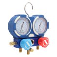 thumbnail image 1 of Air Conditioning Manifolds, Gauge Valve Accessory Fluoridation Refilling Dual Fluoridation Gauge Valve With 1.5m Hoses For Home, 1 of 8