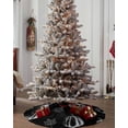 thumbnail image 4 of Black Pumpkins Fall Christmas Tree Skirt 36 Inches Large Christmas Skirt Tree, Maple Leaf Botanical Thanksgiving Tree Skirt Christmas Decorations for Fireplace Party Holidays Indoor Outdoor, 4 of 7