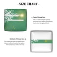 thumbnail image 5 of Kdxio Christmas Green Print Tissue Box Cover,Square Decorative PU Leather Facial Paper Case Organizer Holder Dispenser for Bathroom,Night Stands,Desk,Car 5.2''X5.2''X5.2'', 5 of 8