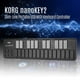 thumbnail image 4 of Controlador de teclado MIDI USB portátil de línea delgada KORG nanoKEY2 25 teclas, 4 of 8