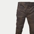 thumbnail image 2 of Mad Max Fury Road Motorcycle Biker Rugged Leather Jeans Pants, 2 of 5