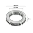 thumbnail image 3 of Uxcell Thrust Ball Bearings Stainless Steel with Washers 40x60x13mm, 3 of 5