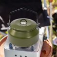 thumbnail image 5 of harayaa Camping Kettle Tableware Camping Tea Kettle for Climbing Backpacking Outdoor Green, 5 of 7