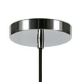 thumbnail image 5 of Evelyn&Zoe Alvia 14.5" Wide Pendant with Metal/Glass Shade in Matte Black/Polished Nickel/Clear, 5 of 12