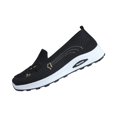 thumbnail image 2 of Embroidered Orthopedic Shoes for Women, Slip On Knit Loafers Breathable Mesh, Casual Sneakers Lightweight Comfortable Orthopedic Walking Shoes, 2 of 5