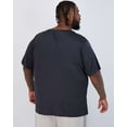thumbnail image 3 of Real Essentials 3 Pack: Men’s Big & Tall Tech Stretch Long-Sleeve & Short-Sleeve Dry-Fit T-Shirt (3XT-5XT), 3 of 5