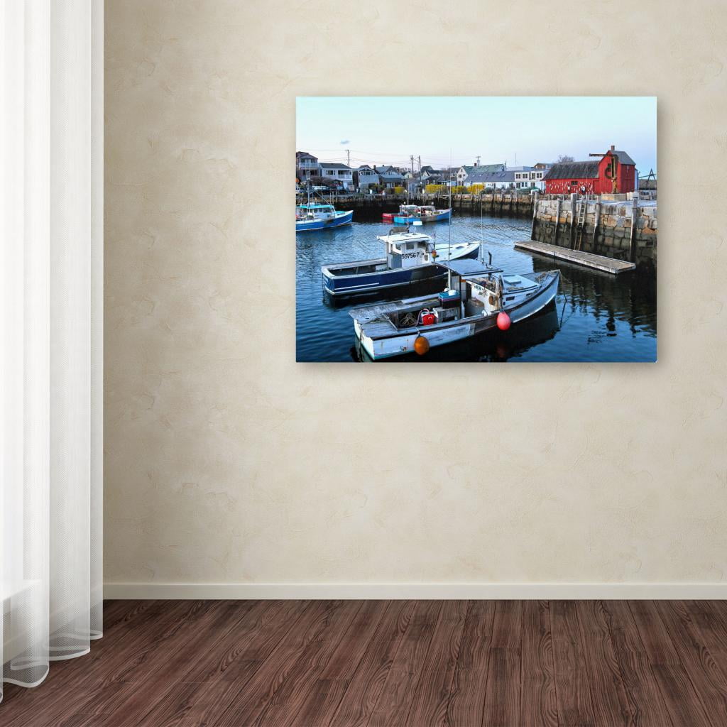 Trademark Fine Art "Boston 7" Canvas Art by CATeyes