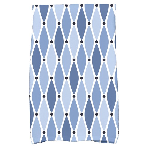 Simply Daisy 18" x 30" Wavy Geometric Print Hand Towel