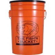 Gas Container, 6 gal, Orange with Black Lid