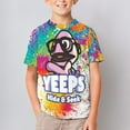 thumbnail image 6 of Yeeps Hide And Seek T-Shirt for Boys And Girls, Funny Kids Short Sleeve Shirts, 3D Print Novelty Graphic Tee Shirt, Comfortable Breathable Fabric, 6 of 10