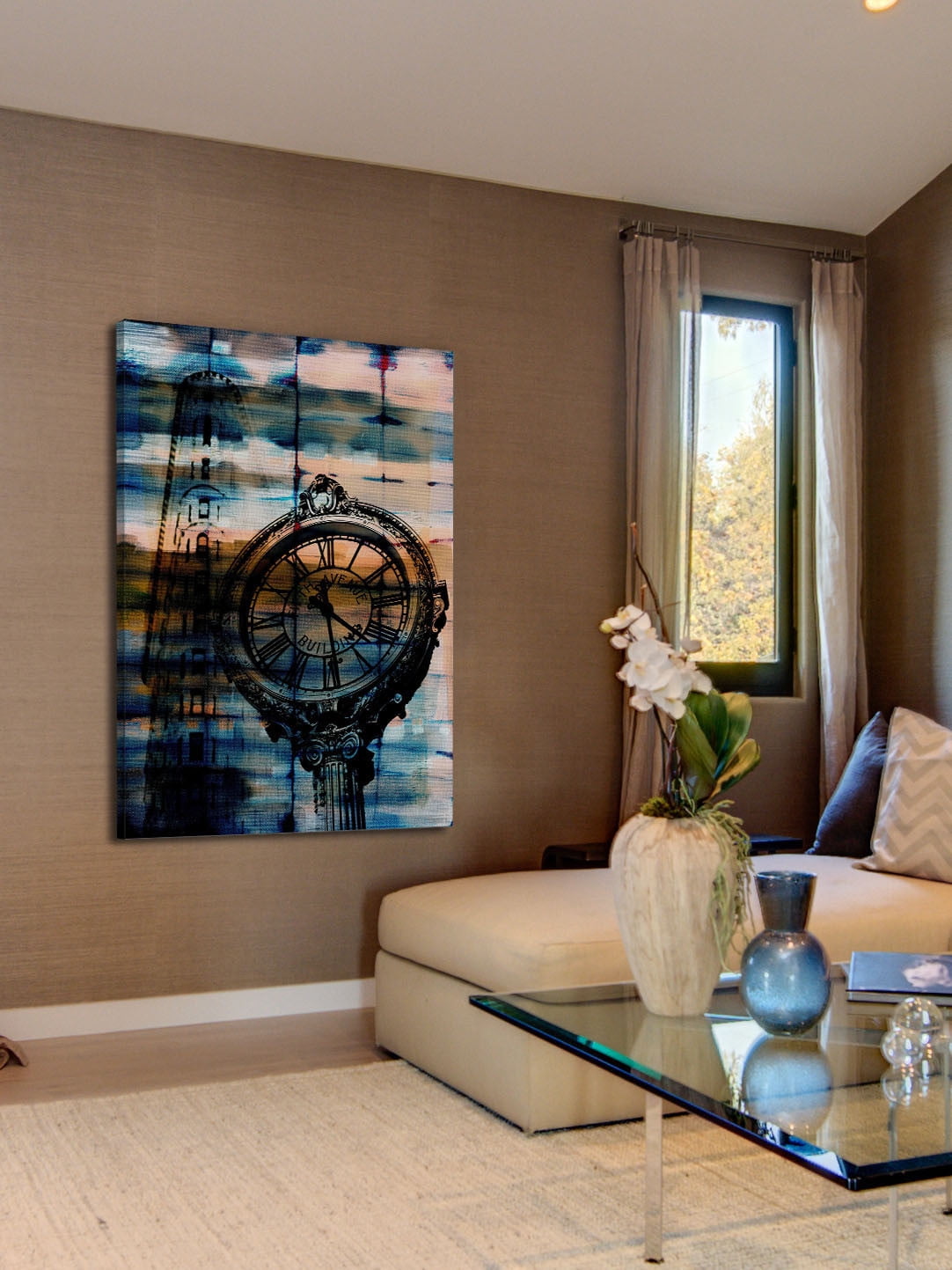 Parvez Taj "Fifth Avenue Building" Print on Canvas