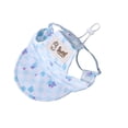 thumbnail image 2 of Sun Protection Dog Hat with Ear Holes, Breathable Summer Visor Cap for Outdoor Travel and Sunburn Prevention, Blue S, 2 of 3